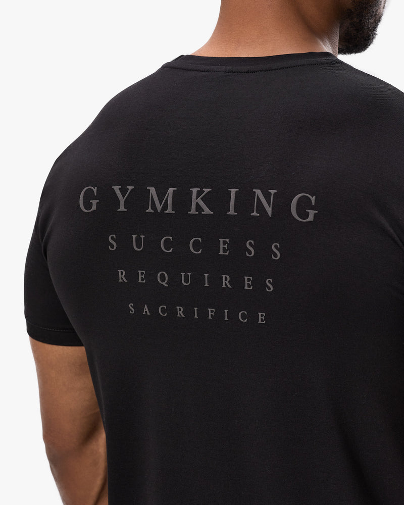 Gym King Sacrifice Tee - Black