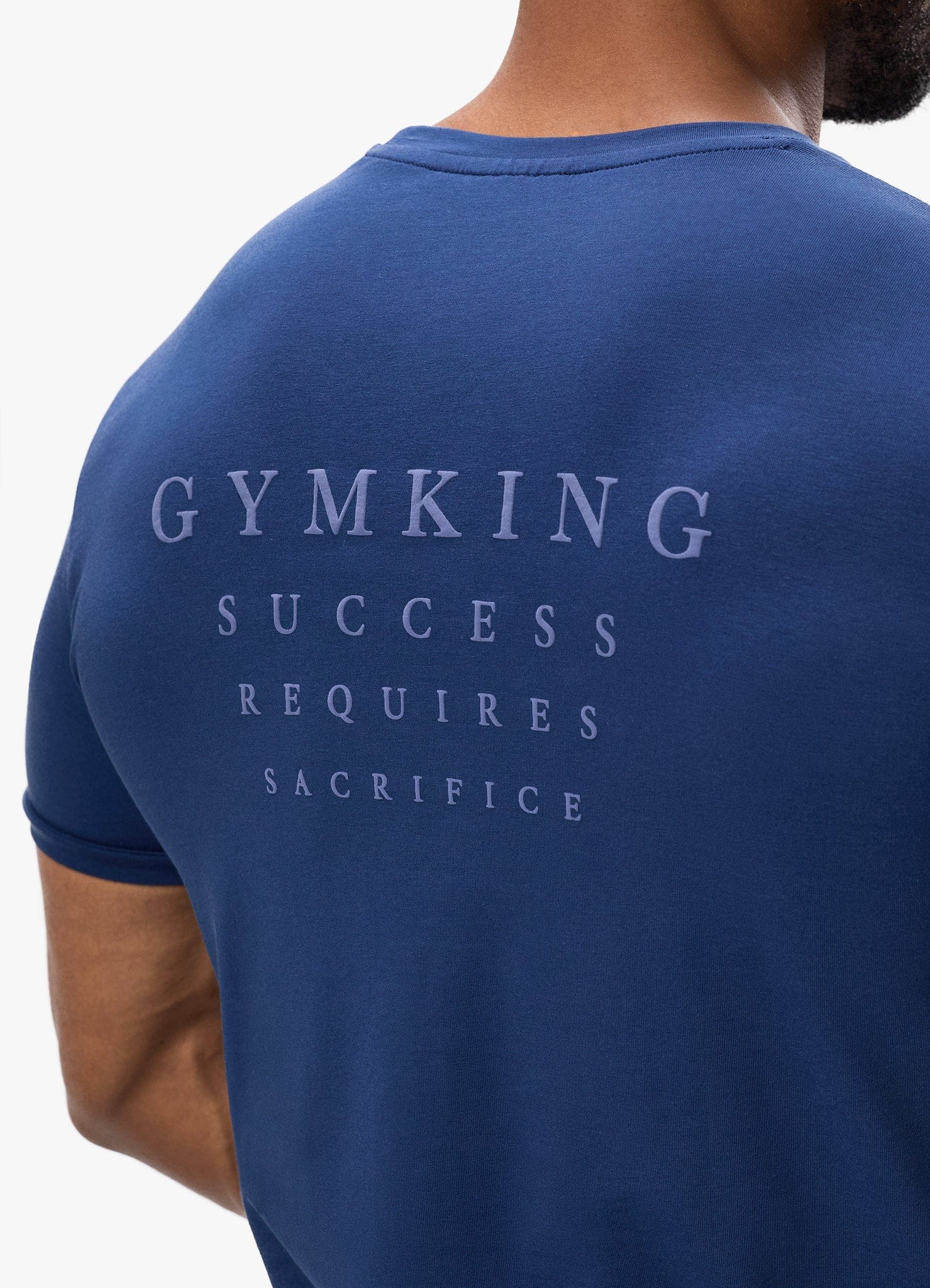Gym King Sacrifice Tee - Deep Cobalt