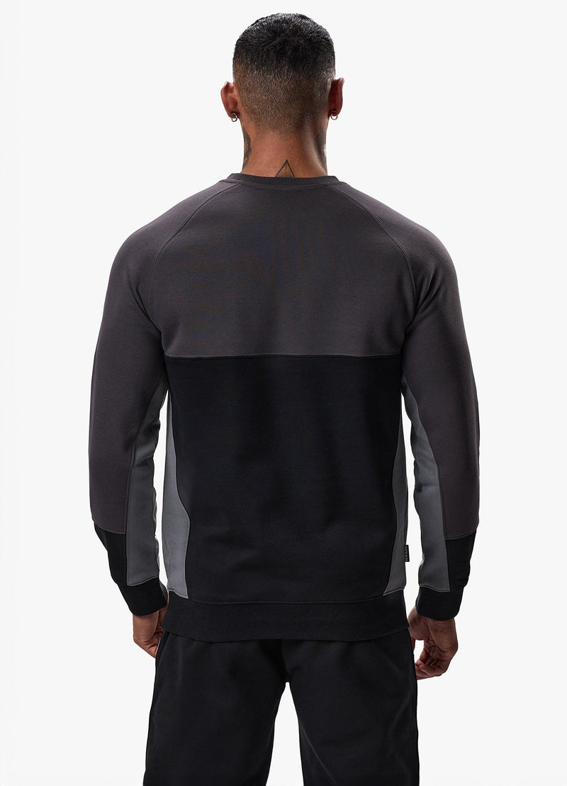 Gym King Minefield Crew Tracksuit - Black