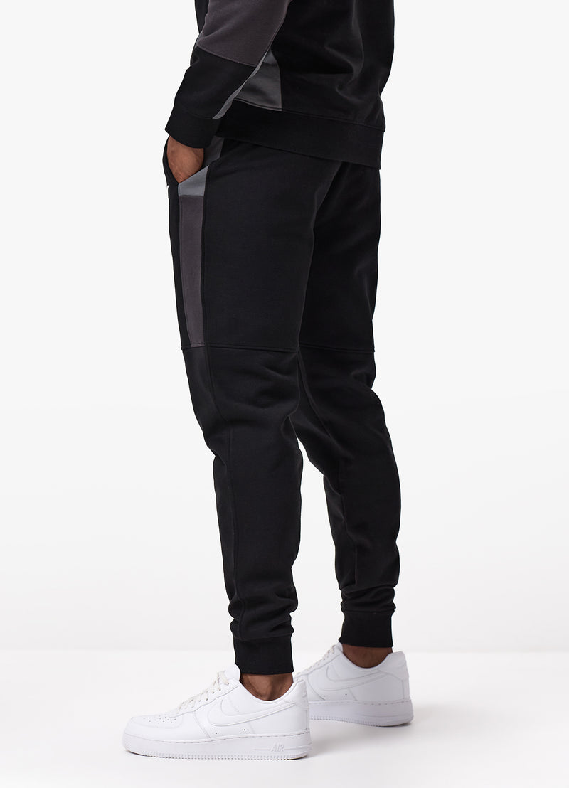 Gym King Minefield Fleece Jogger - Black