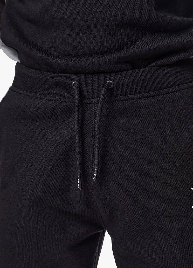 Gym King Minefield Fleece Jogger - Black