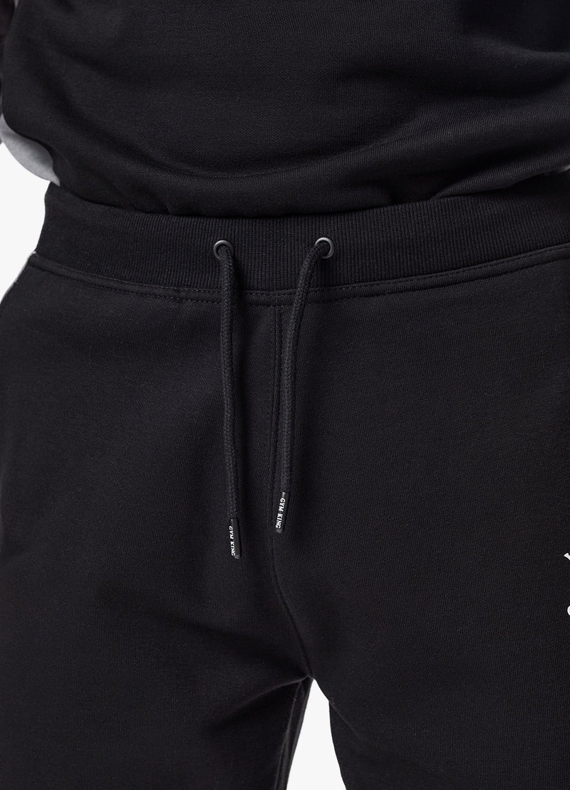 Gym King Minefield Crew Tracksuit - Black