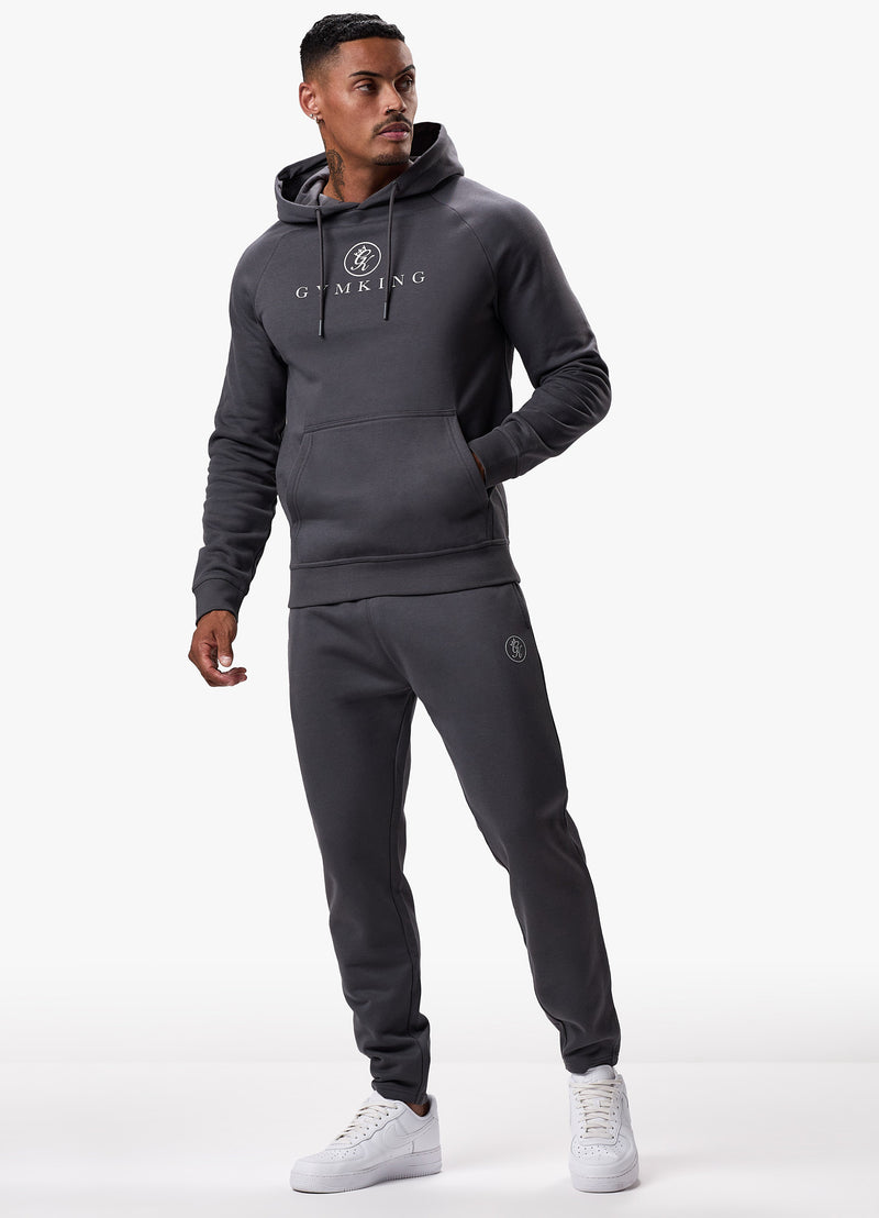 Gym King Pro Logo Fleece Hood - Graphite