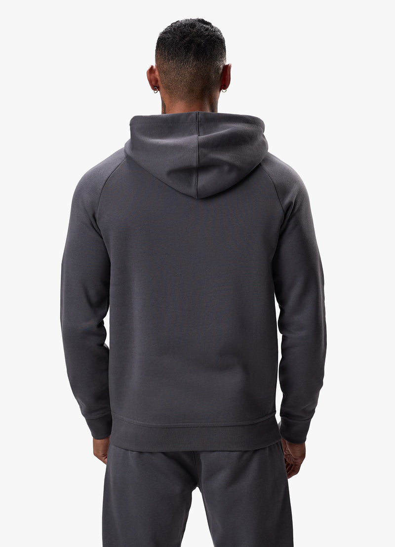 Gym King Pro Logo Fleece Hood - Graphite