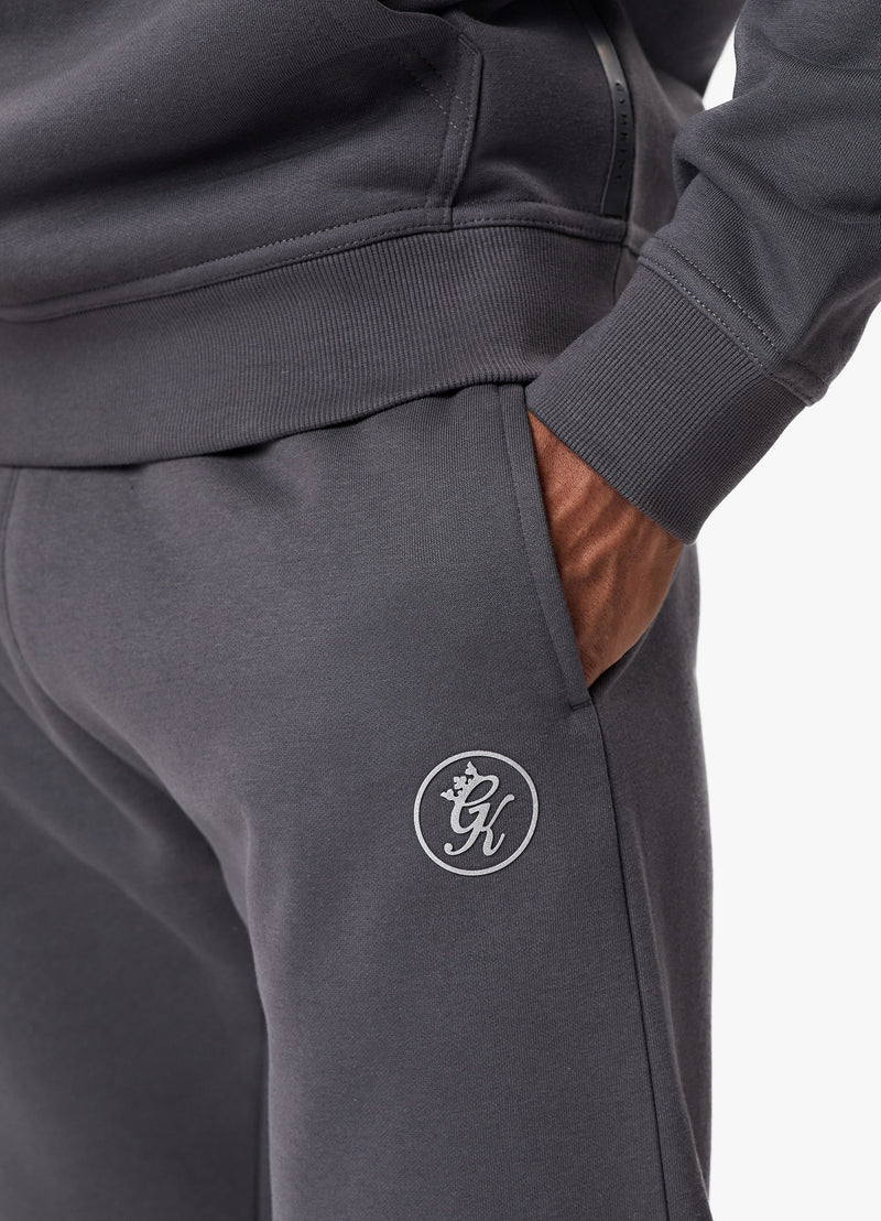 Gym King Pro Logo Jogger - Onyx Grey