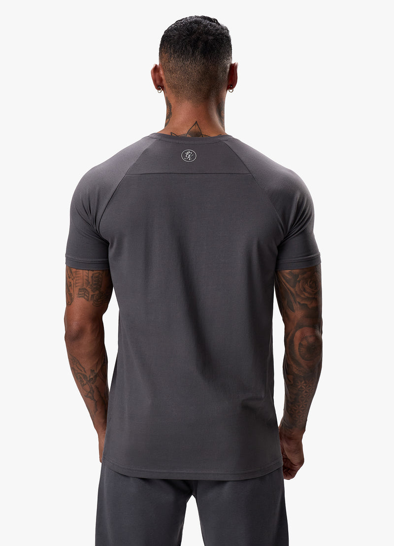 Gym King Pro Logo Jersey Tee - Graphite