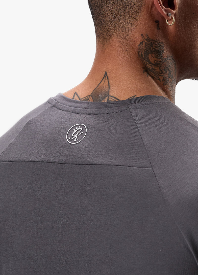 Gym King Pro Logo Jersey Tee - Graphite