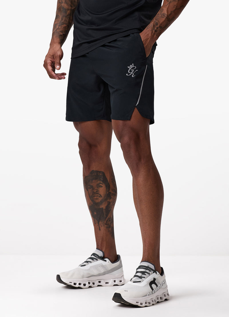 Gym King Flex 6" Short - Black/Silver