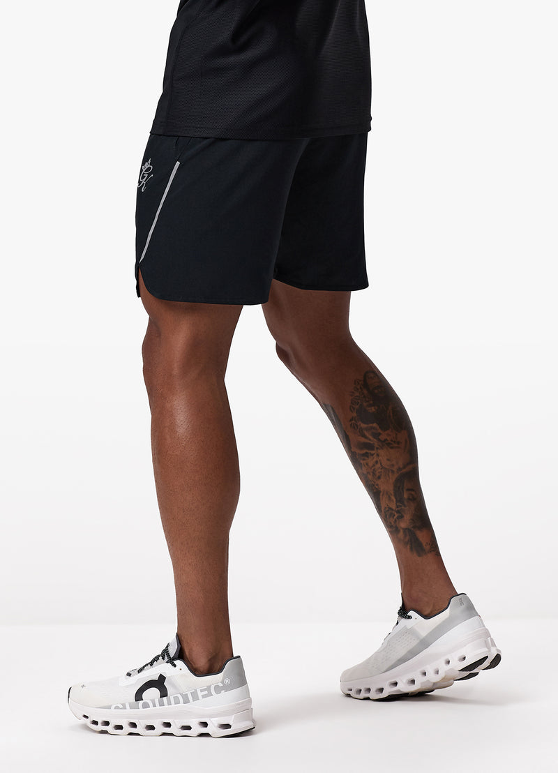 Gym King Flex 6" Short - Black/Silver