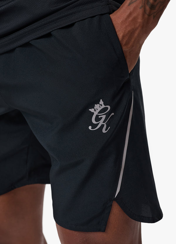 Gym King Flex 6" Short - Black/Silver