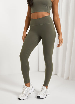 Gym King Peach Luxe Legging - Olive Luxe