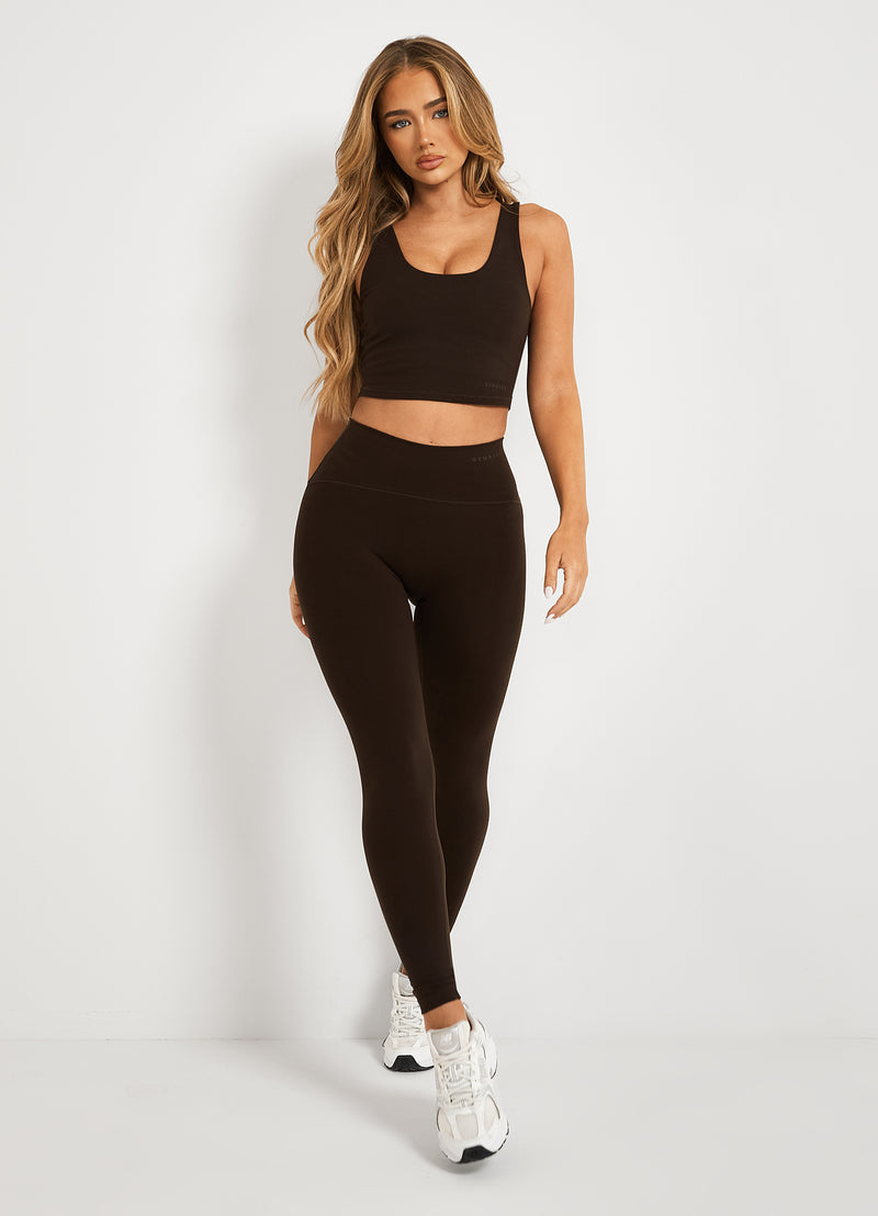 Gym King Peach Luxe Legging - Cocoa Luxe