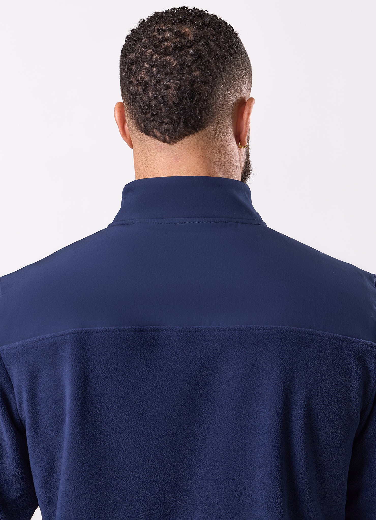 Gym King Linear 1/4 Zip Polar Fleece - Navy