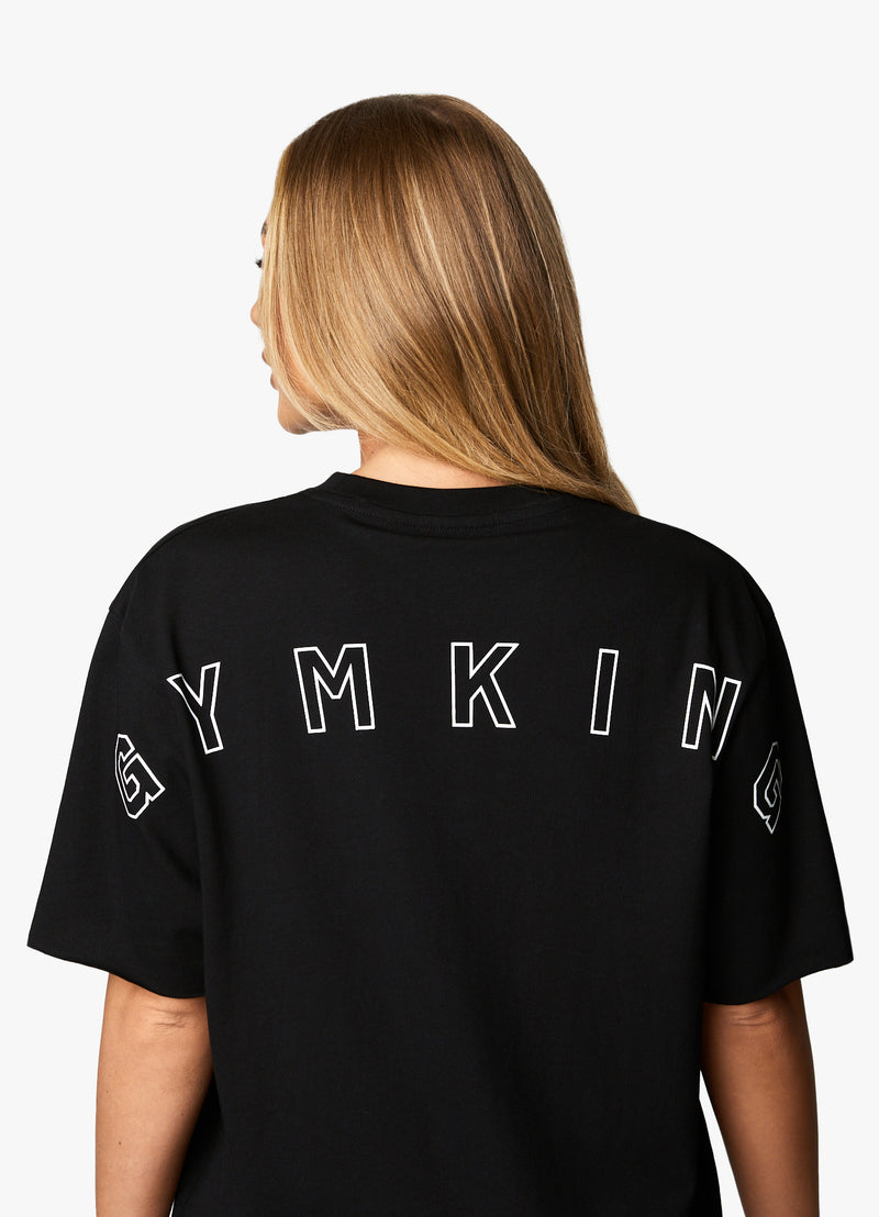 Gym King Radiance BF Tee - Black