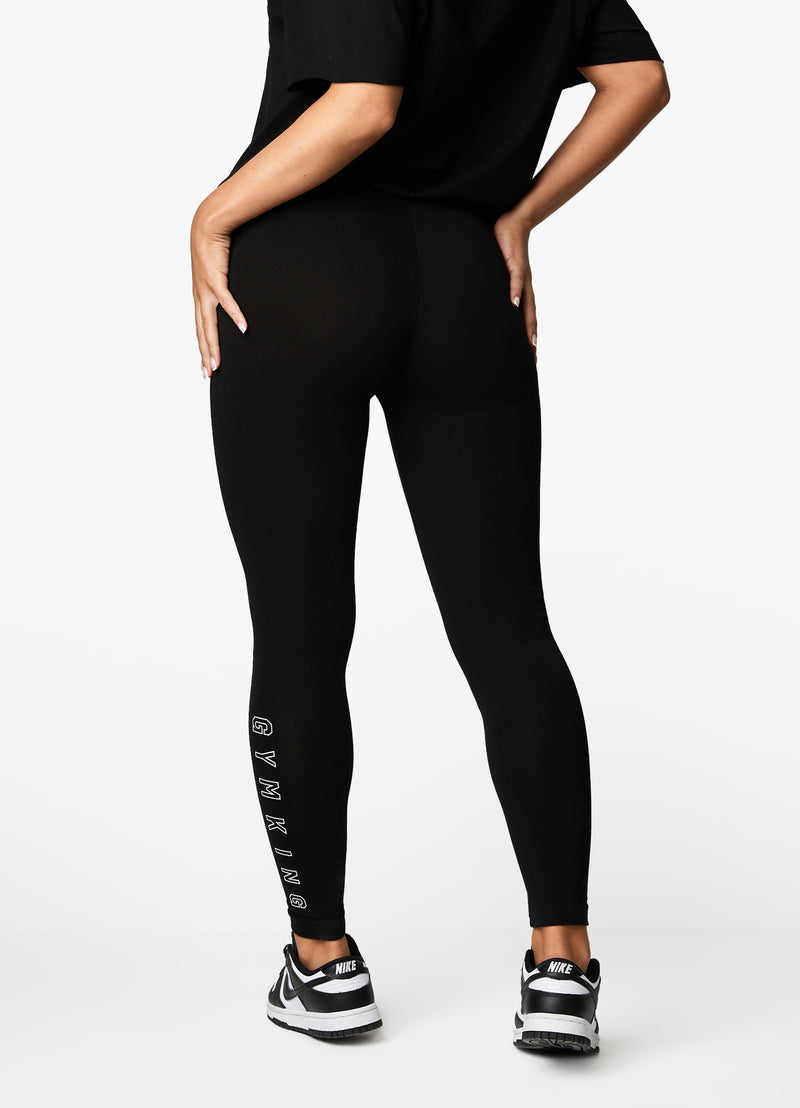Gym King Radiance Jersey Legging - Black