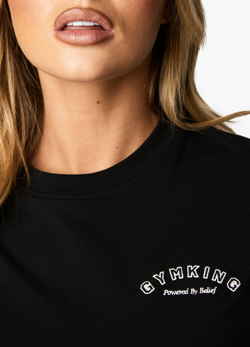 Gym King Radiance BF Tee - Black