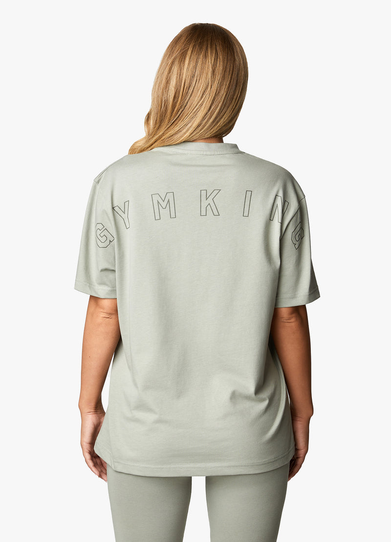 Gym King Radiance BF Tee - Matcha Green