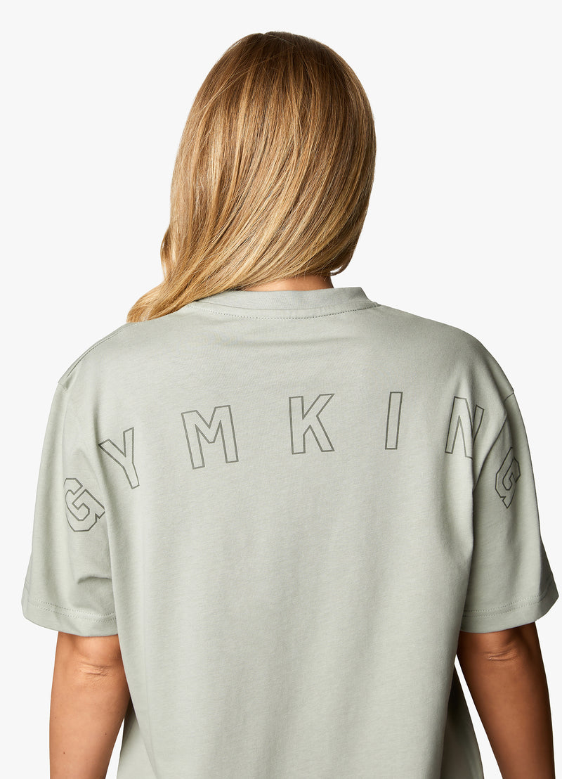 Gym King Radiance BF Tee - Matcha Green