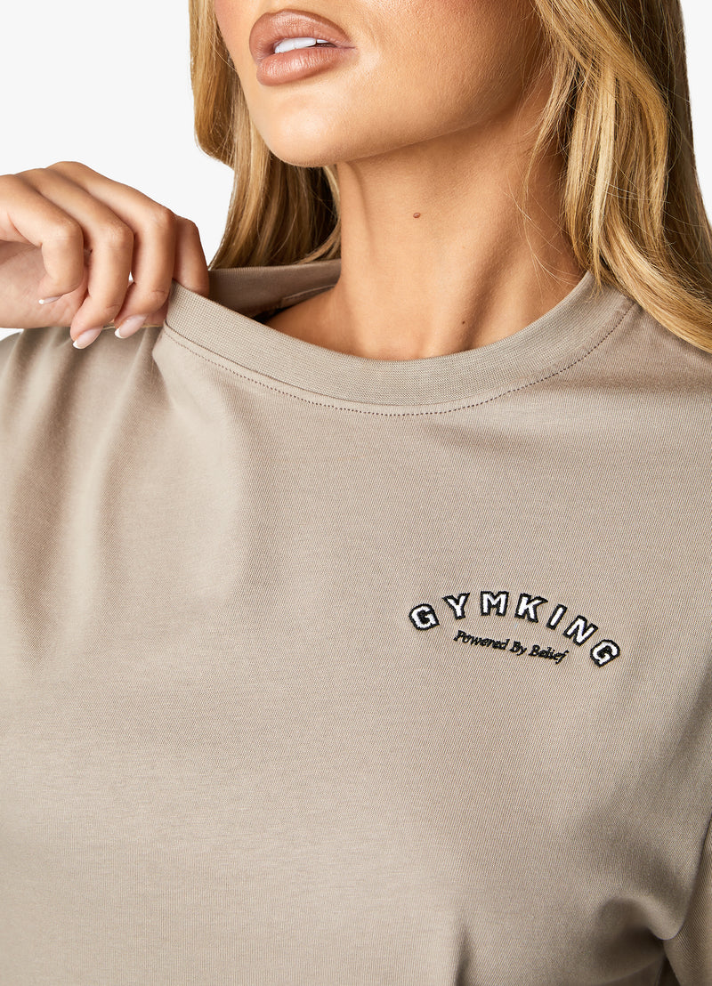 Gym King Radiance BF Tee - Mocha