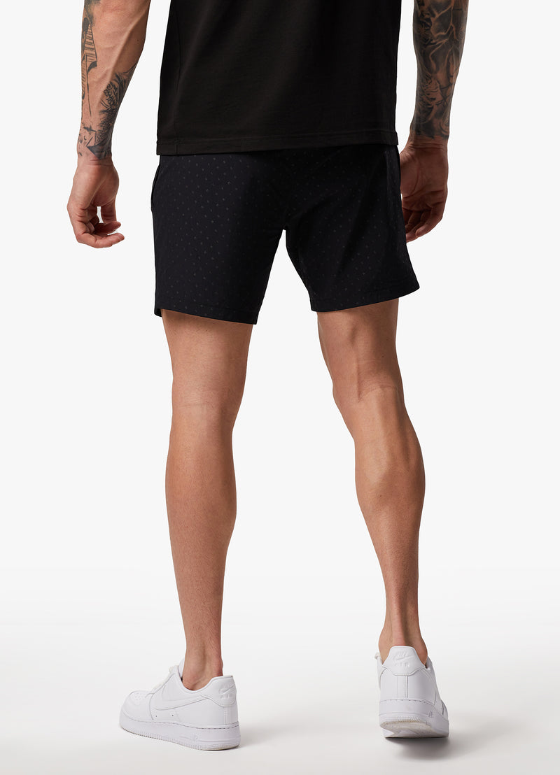 Gym King Rebellion AOP Cargo Shorts - Black