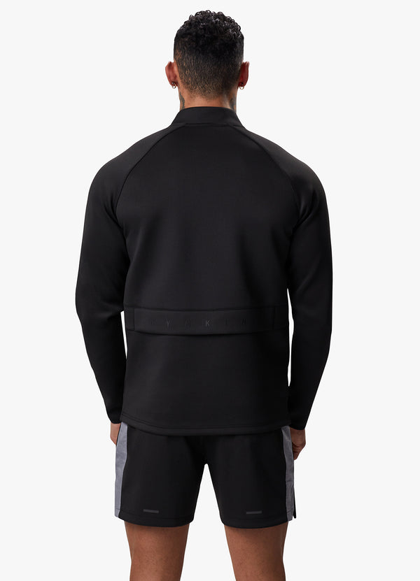 Gym King Rebellion Crush 1/4 Zip Funnel - Black