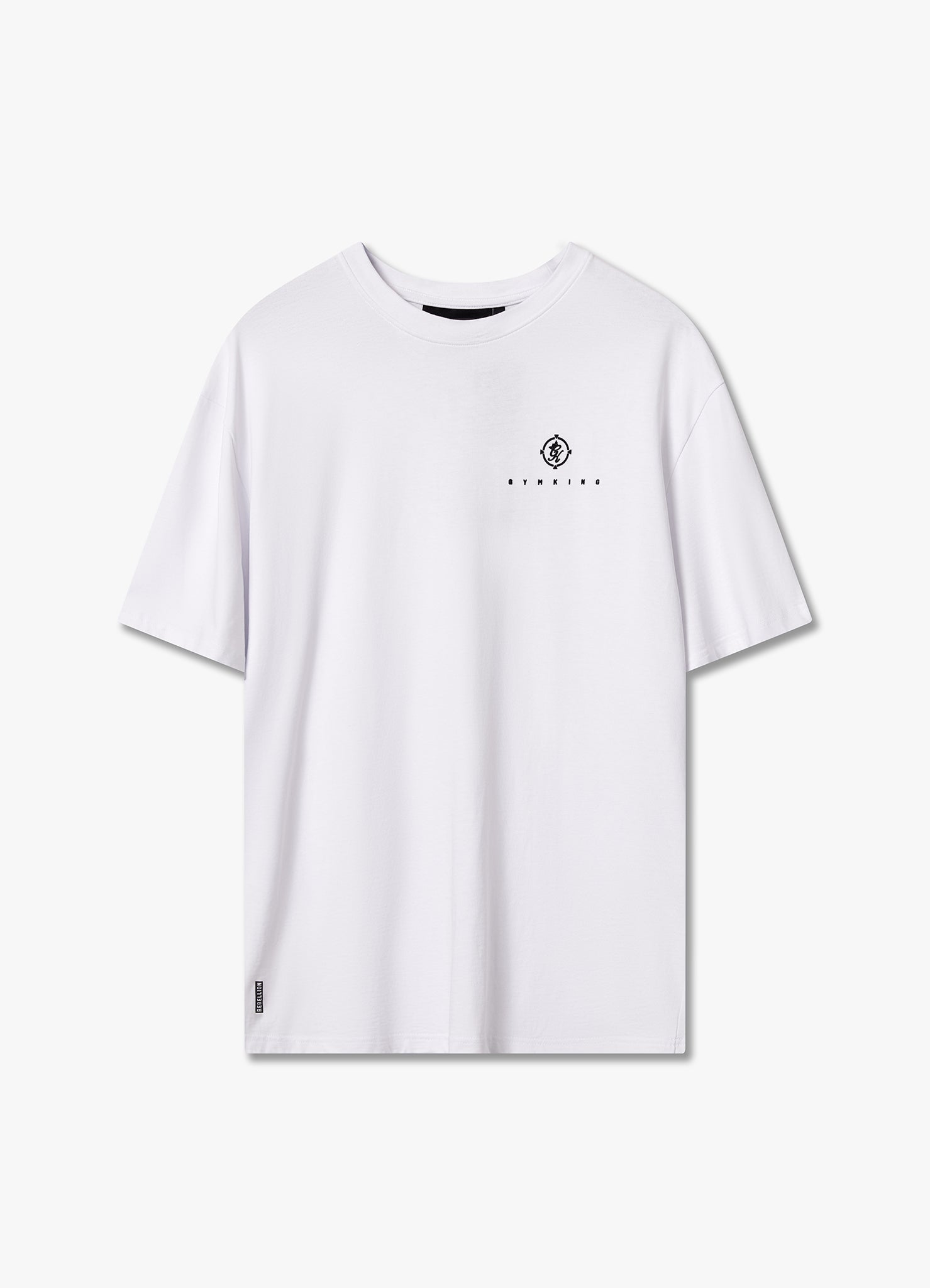 Gym King Rebellion Oblivion Jersey Tee - White
