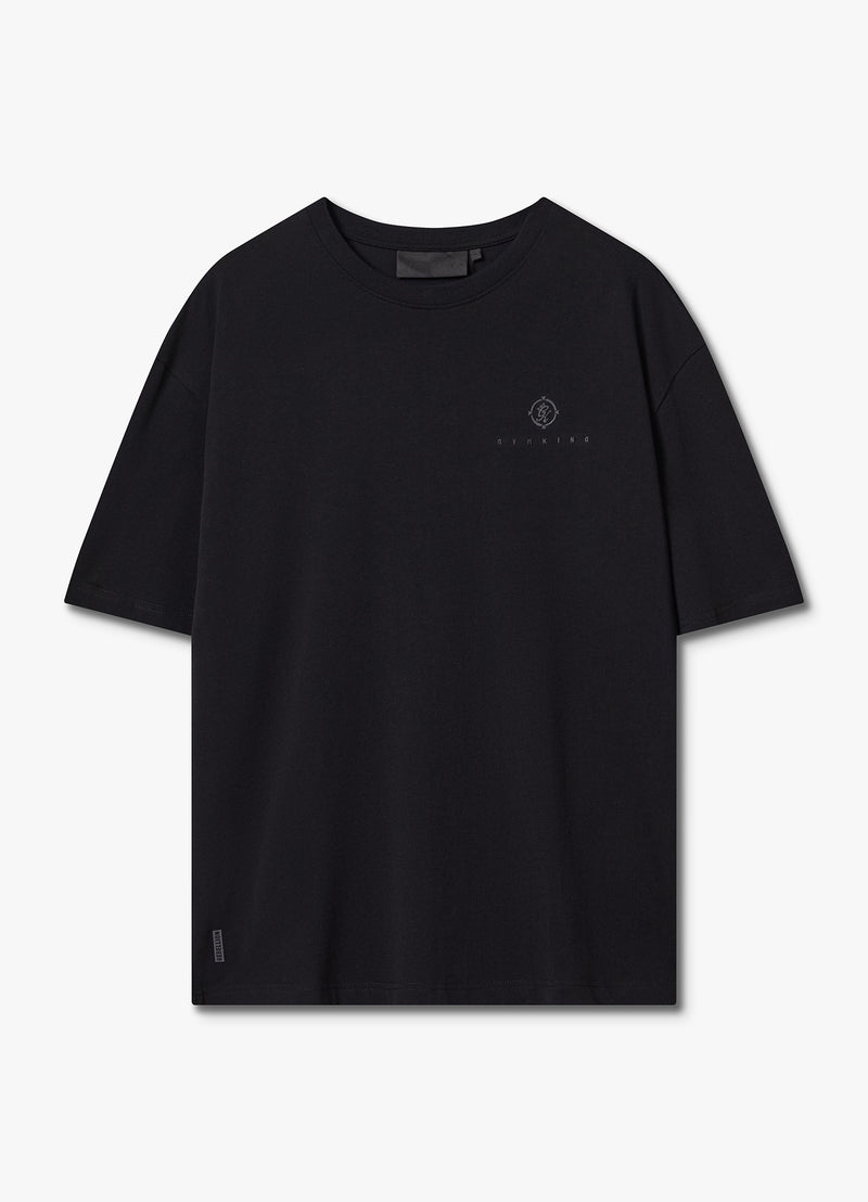 Gym King Rebellion Oblivion Jersey Tee - Black