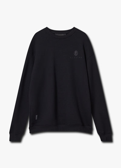 Gym King Rebellion Ambush Loopback Crew - Black