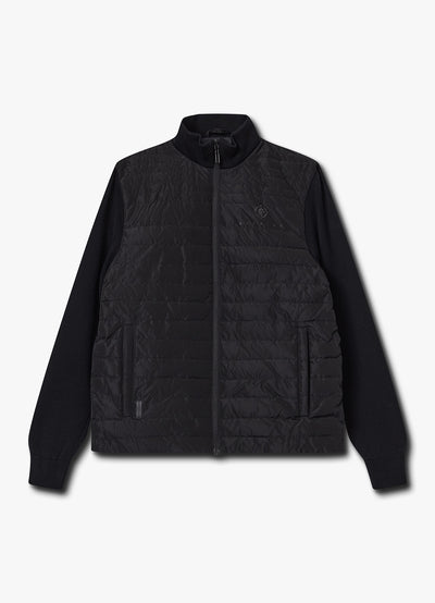 Gym King Rebellion Rushmore Light Quilted Knit Jacket - Black