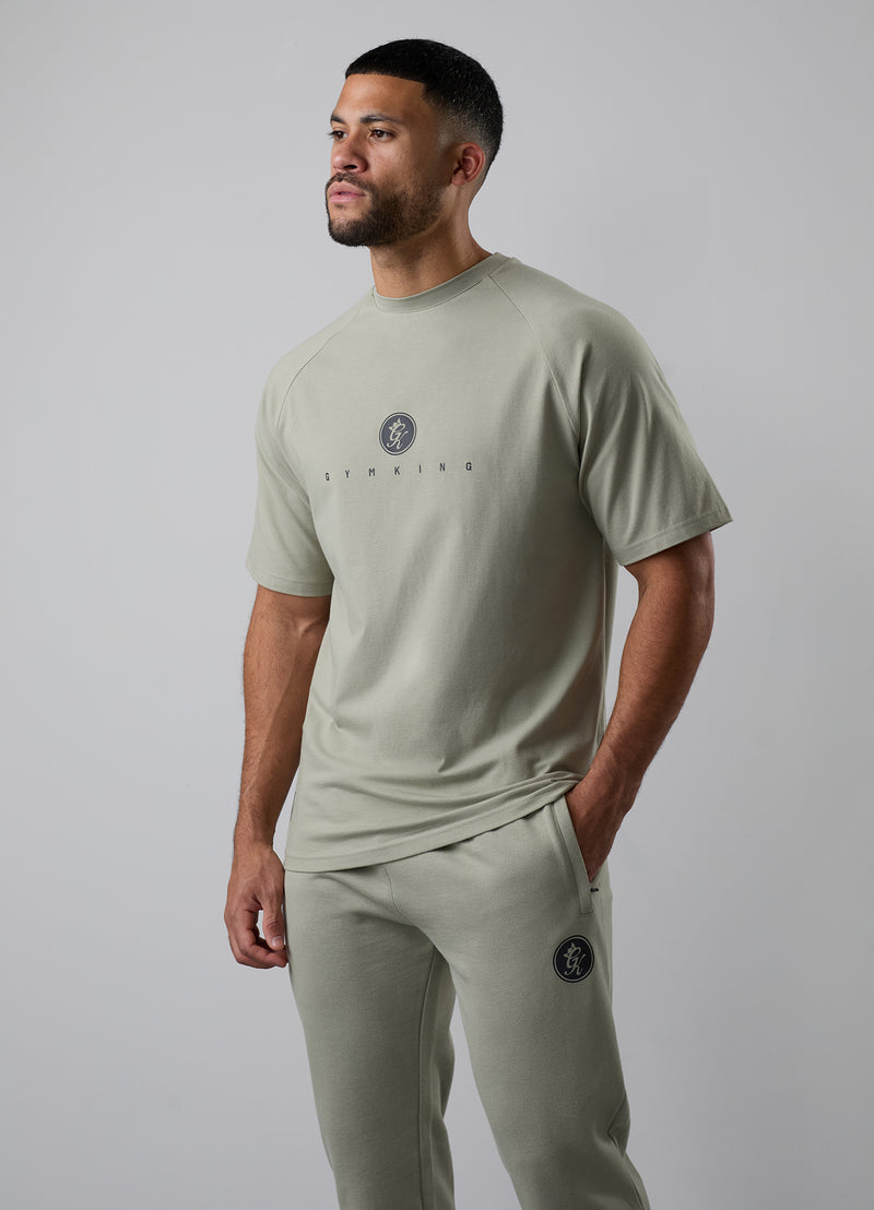 Gym King Rebellion Pro Tee - Light Khaki