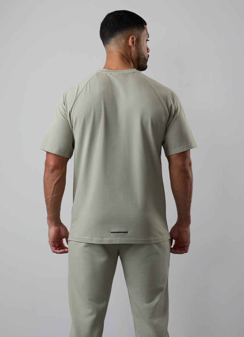 Gym King Rebellion Pro Tee - Light Khaki