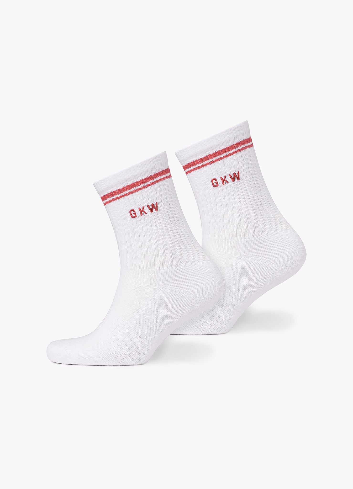 GKW Tipping Crew Sock - White/Black/Hydrangea Blue/Watermelon