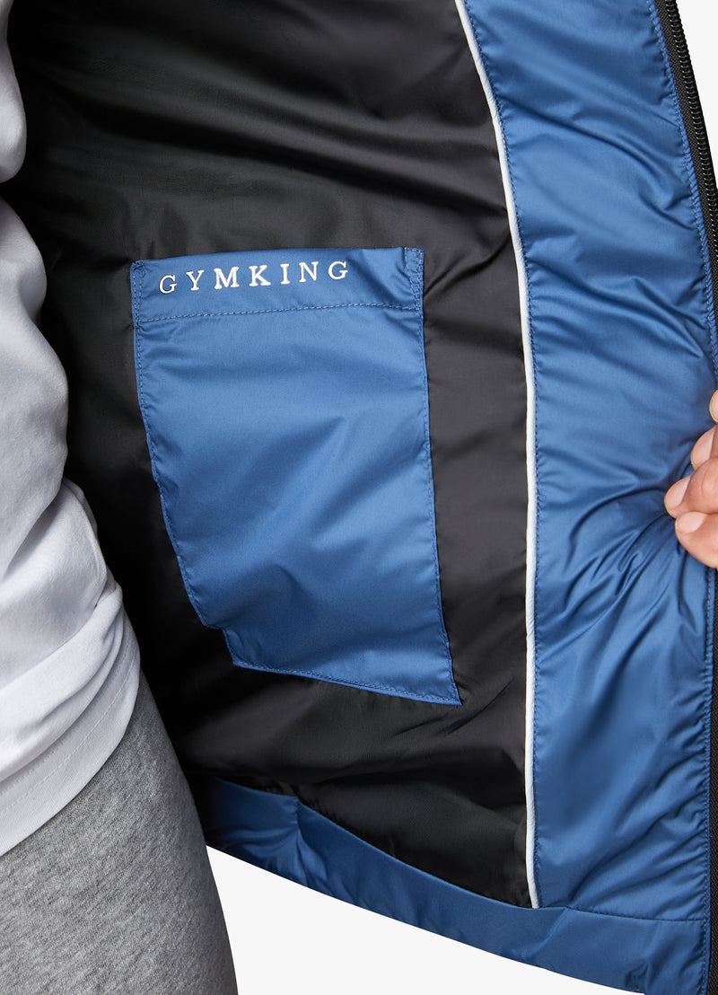 Gym King Reflect Puffer Jacket -Moonlight Blue