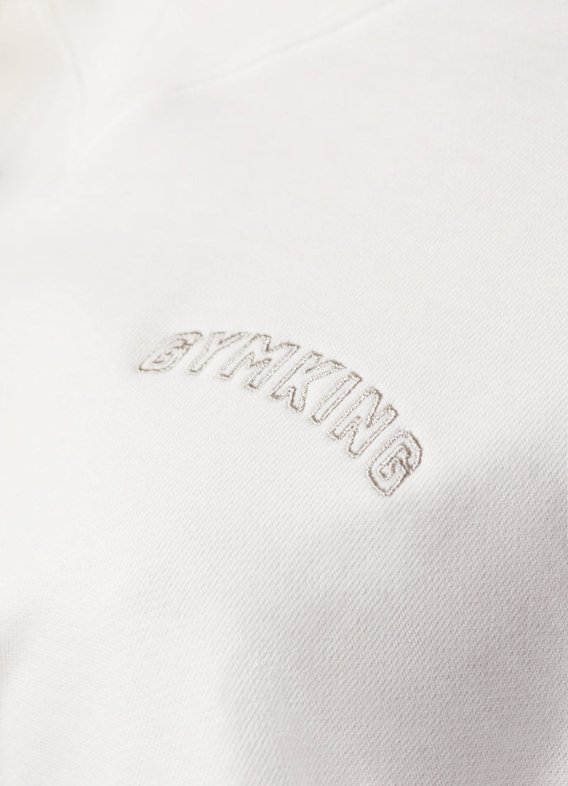 Gym King Refresh V Neck Crew - Cream