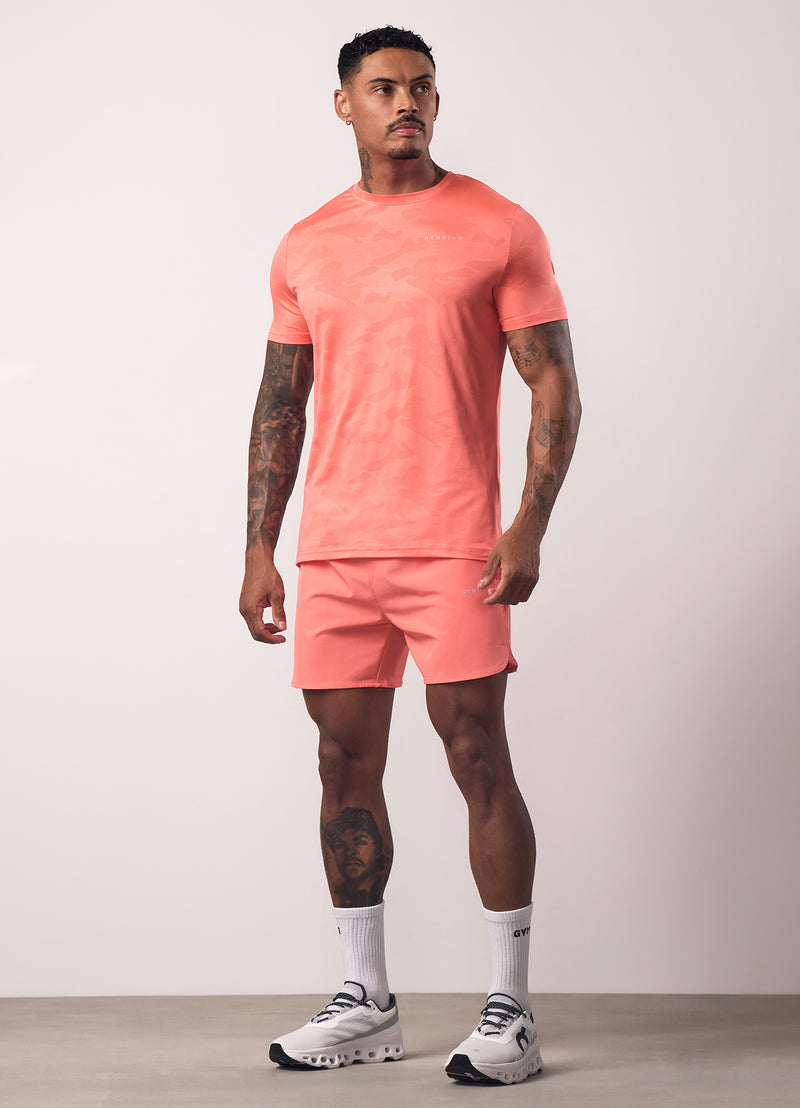 Gym King Relentless 4" Short - Coral Punch