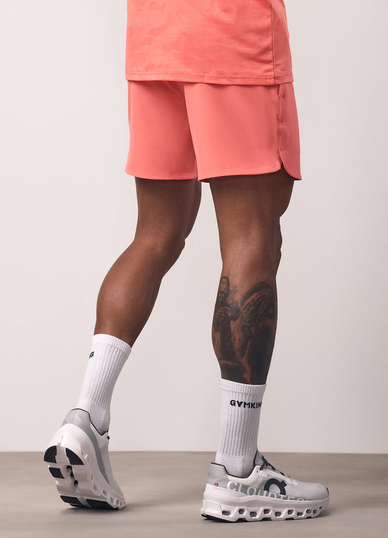 Gym King Relentless 4" Short - Coral Punch