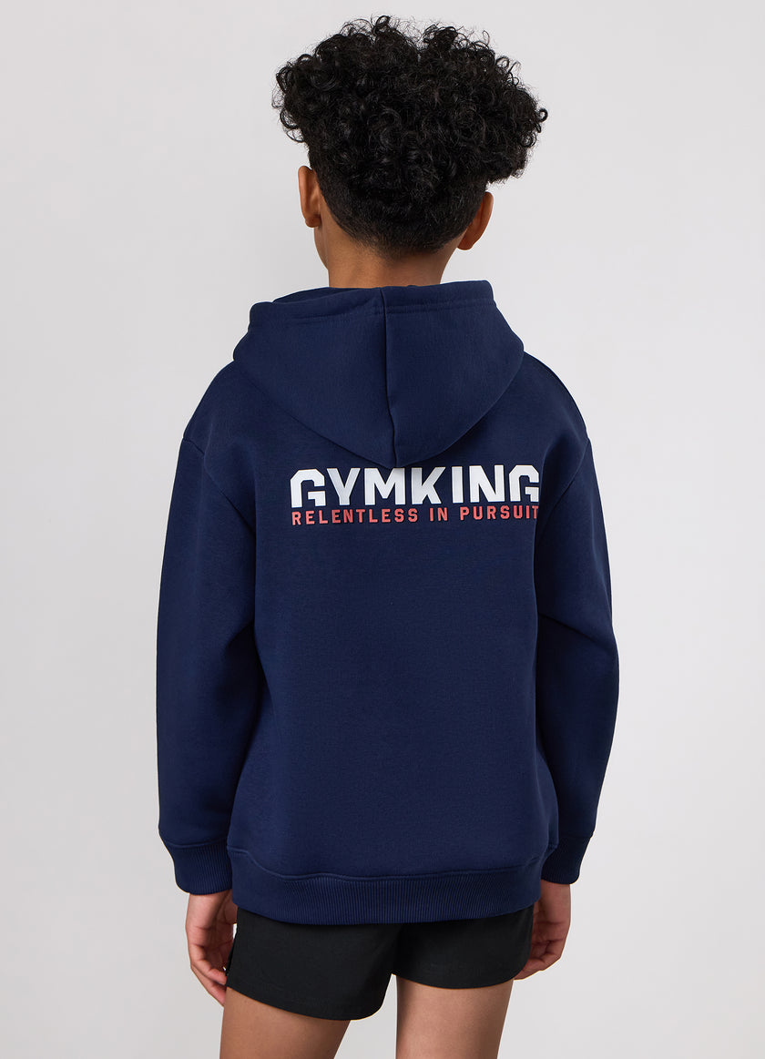 Gym King Kids Relentless Hood - Imperial Blue