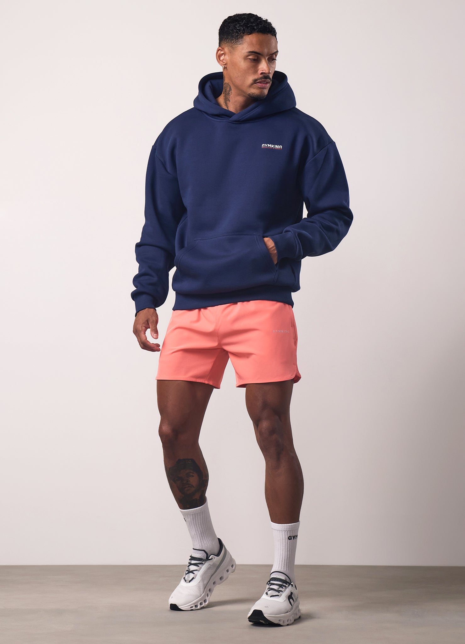 Gym King Relentless 4" Short - Coral Punch