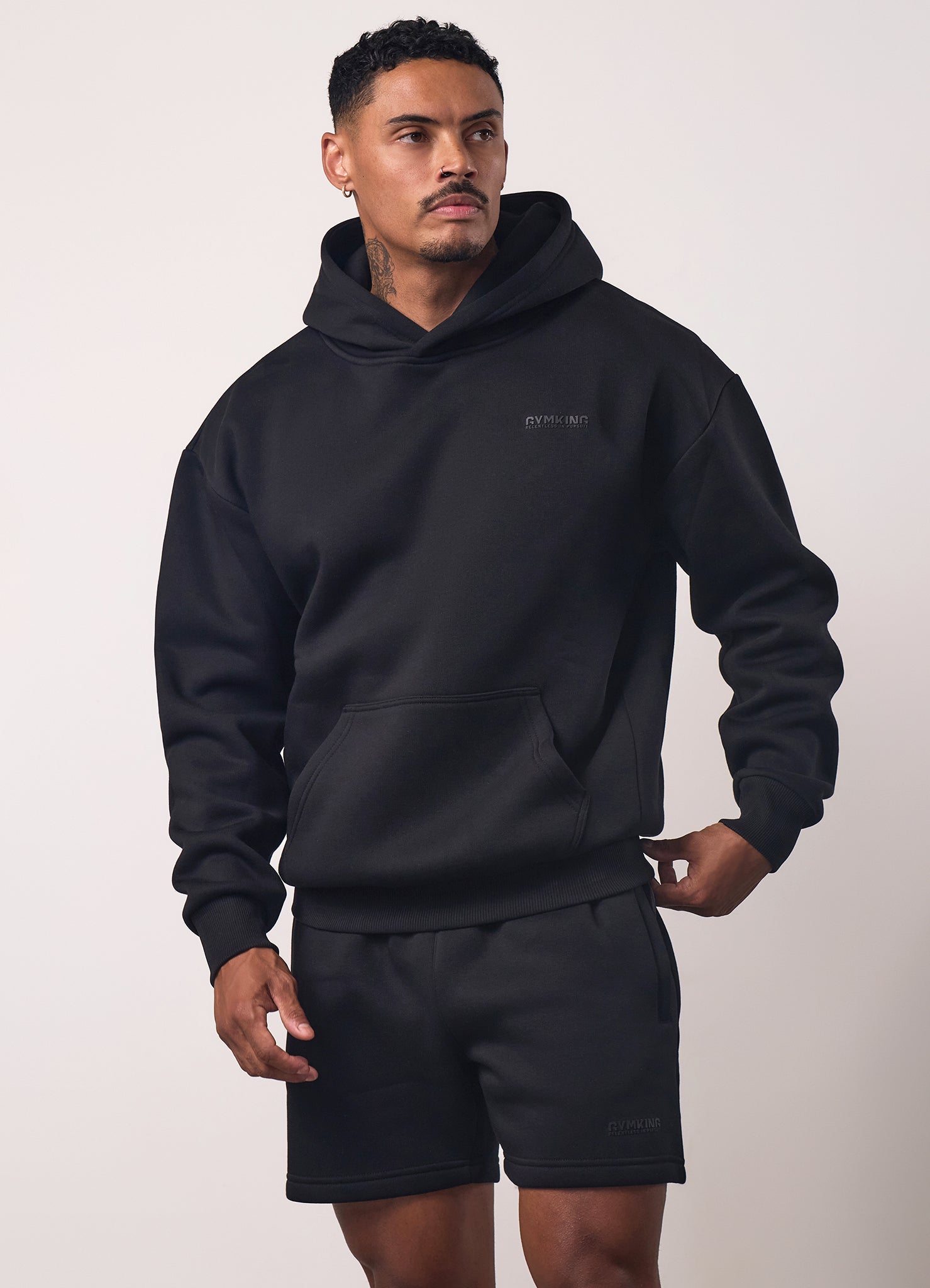 Gym King Relentless Hoodie - Black