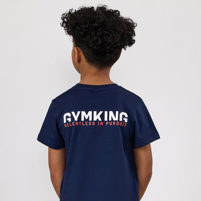Gym King Kids Relentless Tee - Imperial Blue