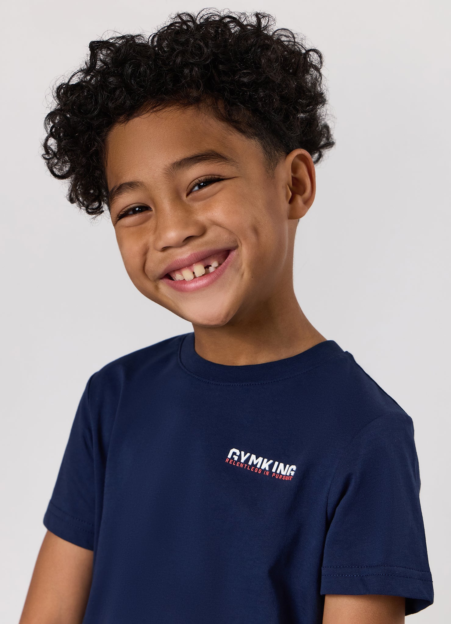 Gym King Kids Relentless Tee - Imperial Blue