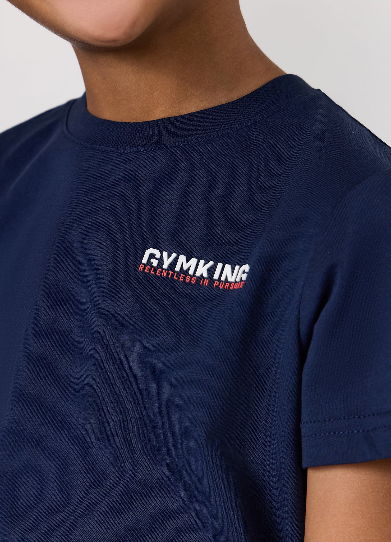 Gym King Kids Relentless Tee - Imperial Blue
