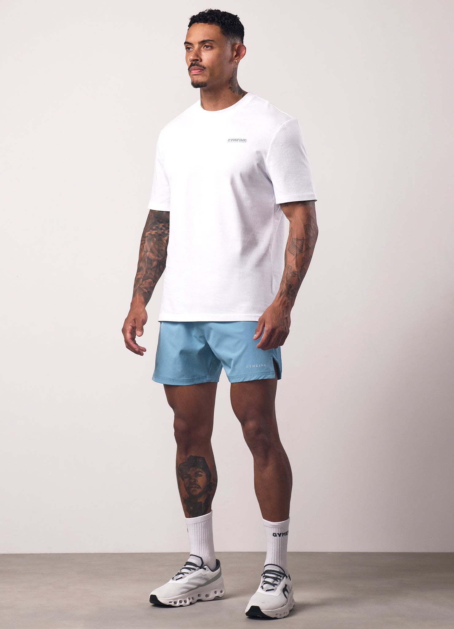 Gym King Relentless Tee - White