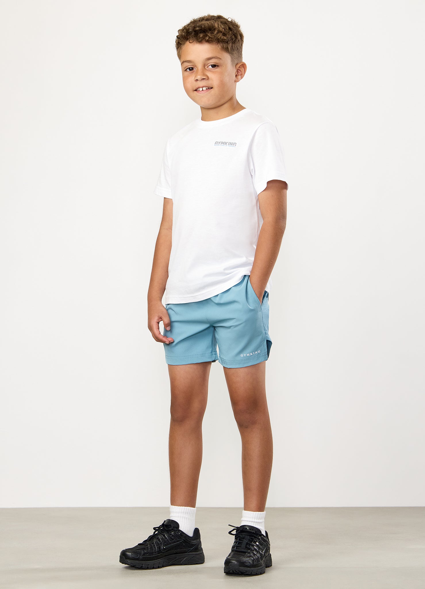 Gym King Kids Relentless Tee - White