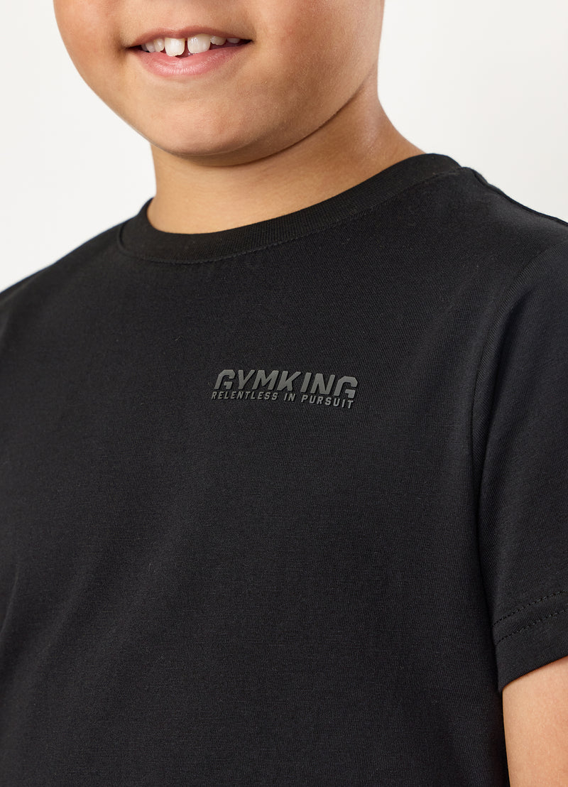 Gym King Kids Relentless Tee - Black