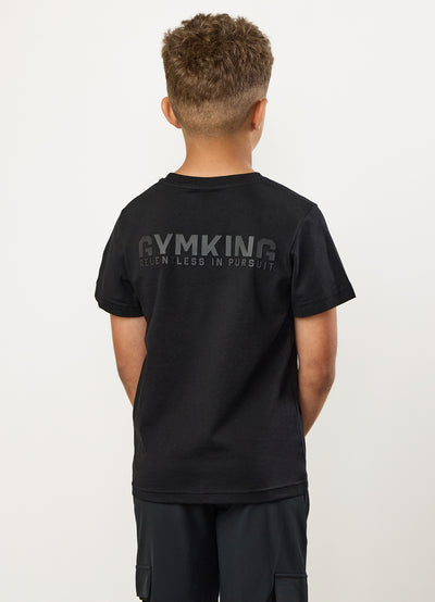 Gym King Kids Relentless Tee - Black