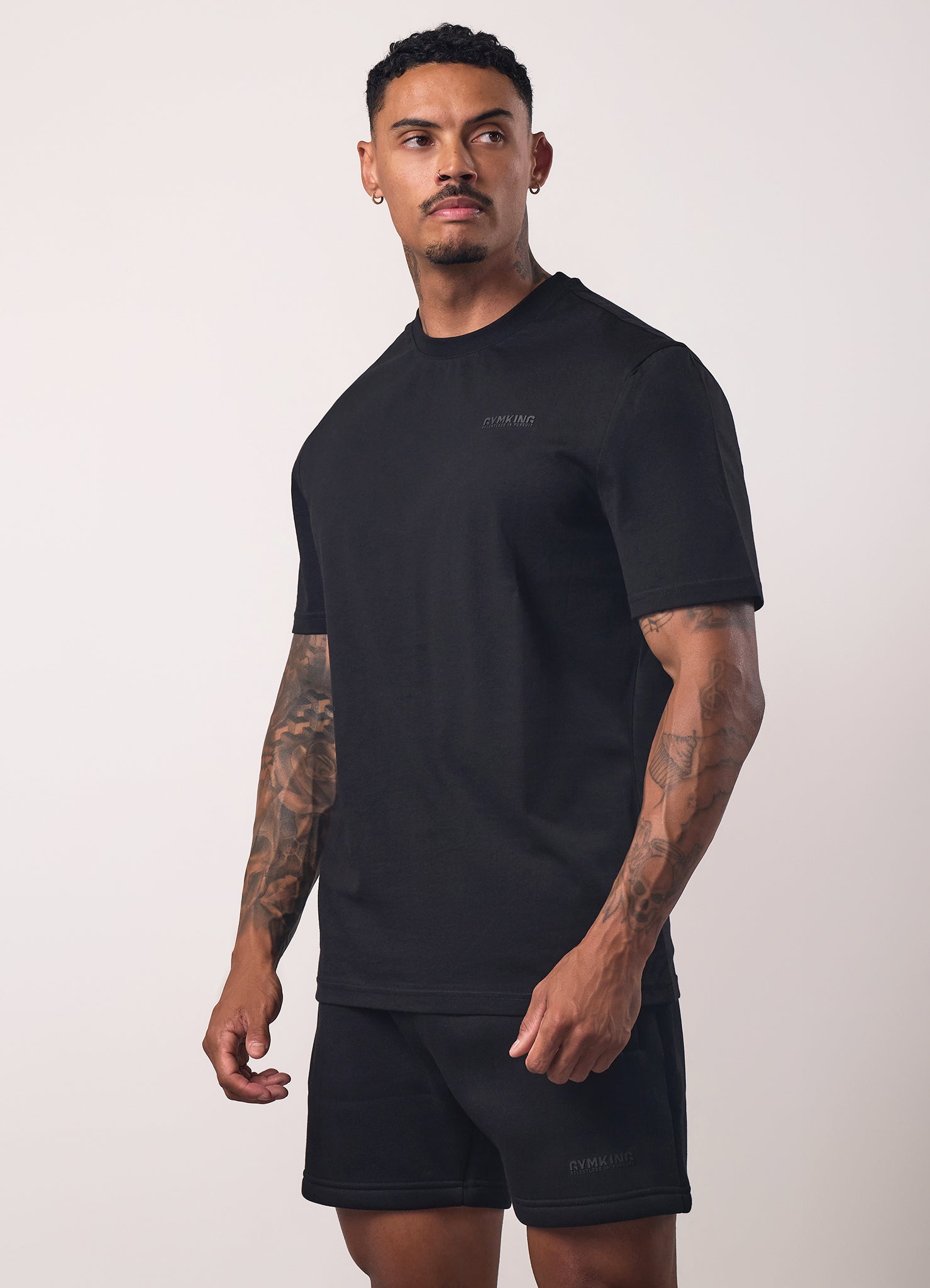 Gym King Relentless Tee - Black