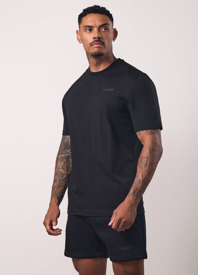 Gym King Relentless Tee - Black
