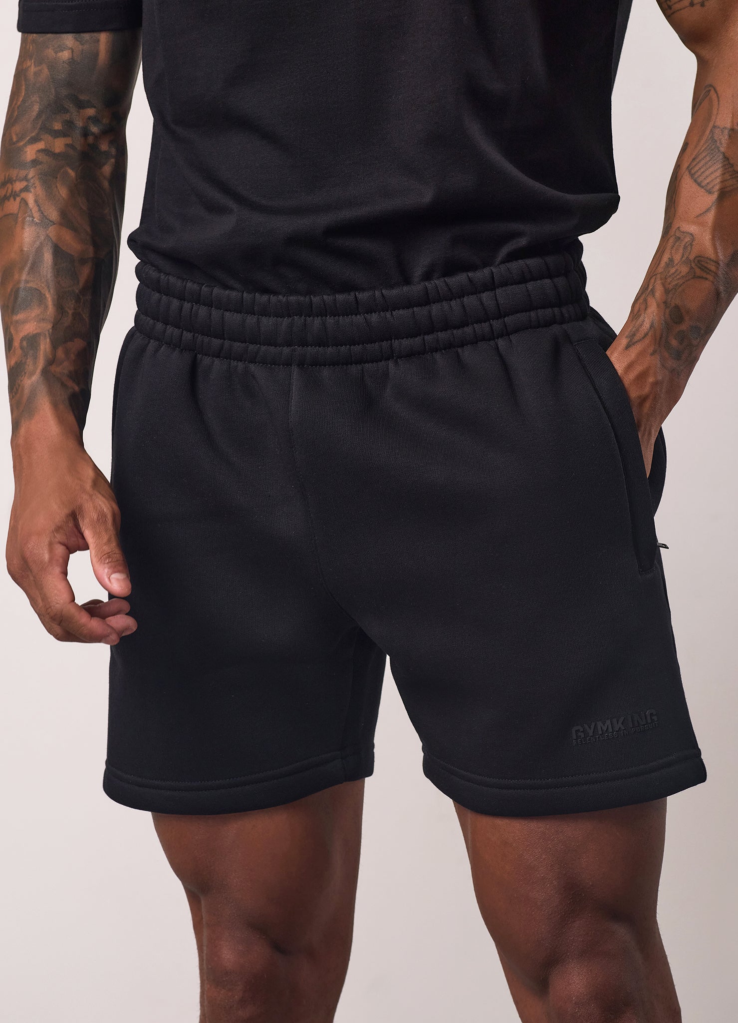 Gym King Relentless Short - Black