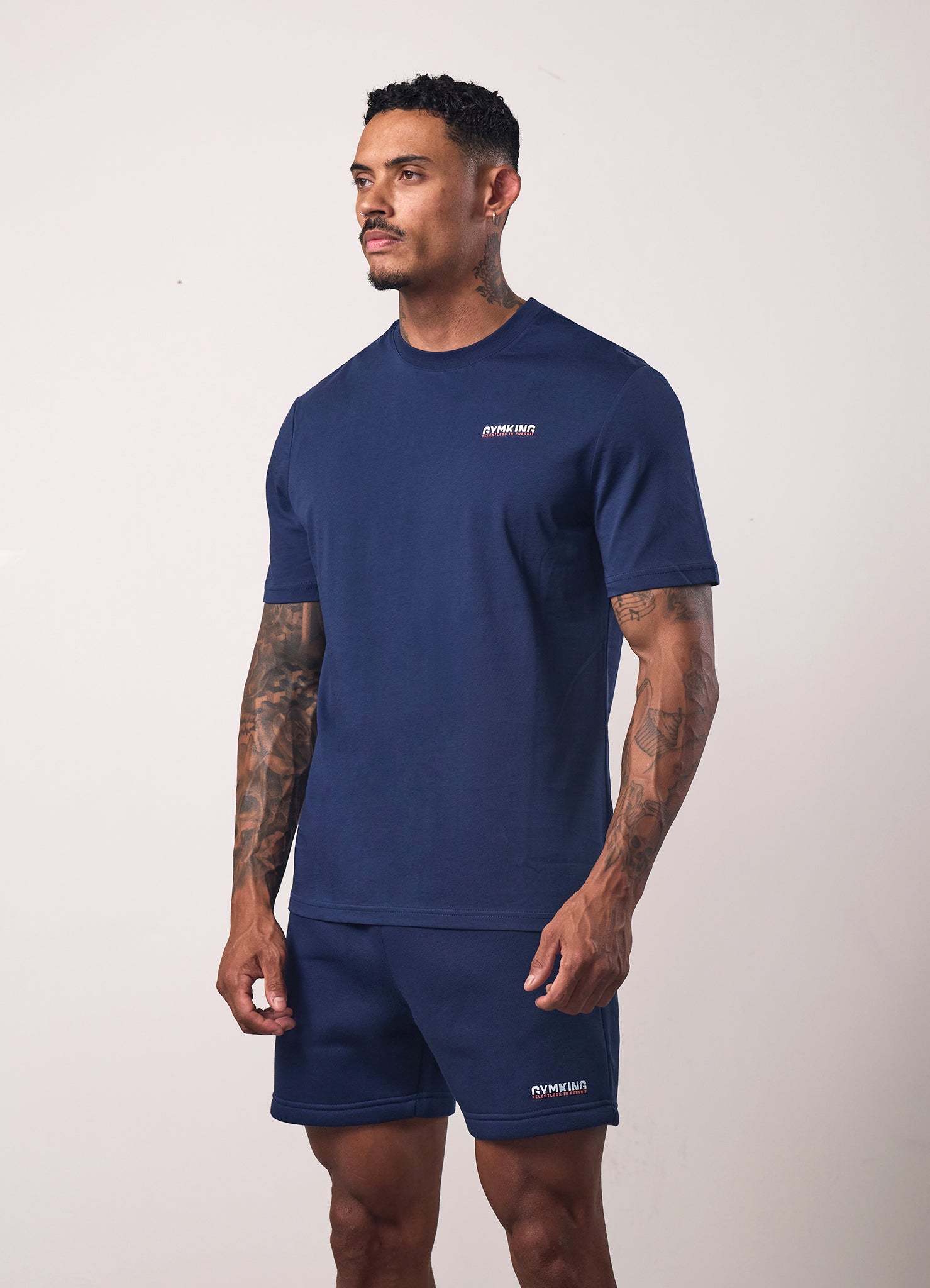 Gym King Relentless Tee - Imperial Blue